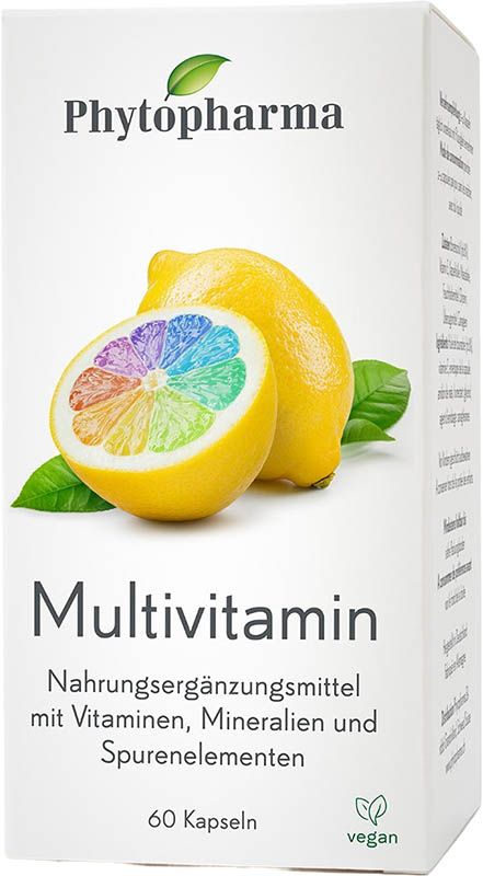 Phytopharma Multivitamin Kapseln 60 Stück Phytopharma Multivitamin Kapseln 60 Stück