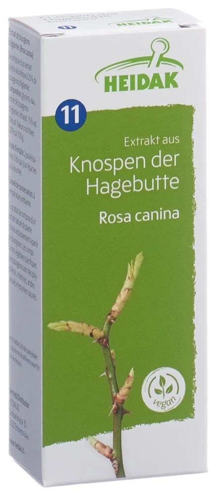 HEIDAK Knospe Hagebutte Rosa canina Glyzerinmazerat Flasche 500ml