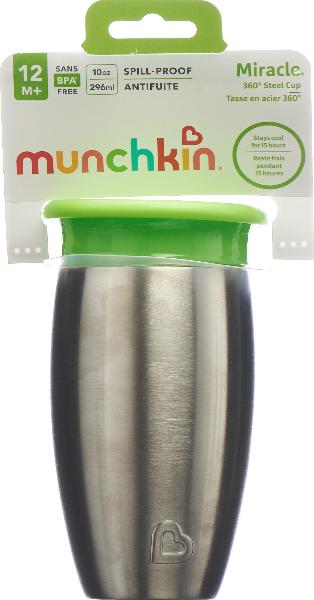 MUNCHKIN Miracle Edelstahlflasche 296ml