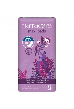 Natracare Damenbinden Nacht 10 Stück