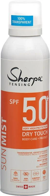 Sherpa Tensing Sprühnebel SPF 50+ INVISIB 200ml Sherpa Tensing Sprühnebel SPF 50+ INVISIB 200ml