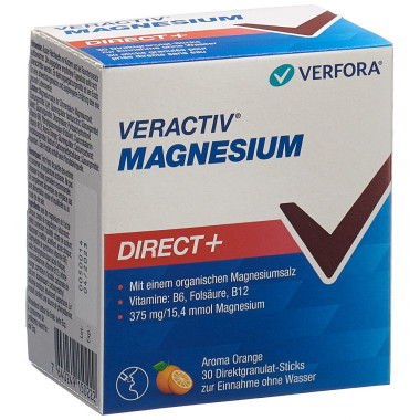 Veractiv Magnesium Direct+ Stick 30 Stück Veractiv Magnesium Direct+ Stick 30 Stück
