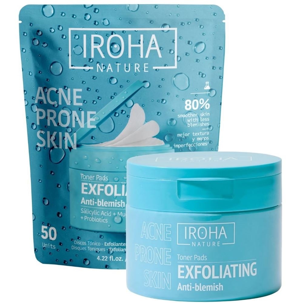 Iroha Nature Acne Prone Toner Pads Salyc Ac 50 Stück