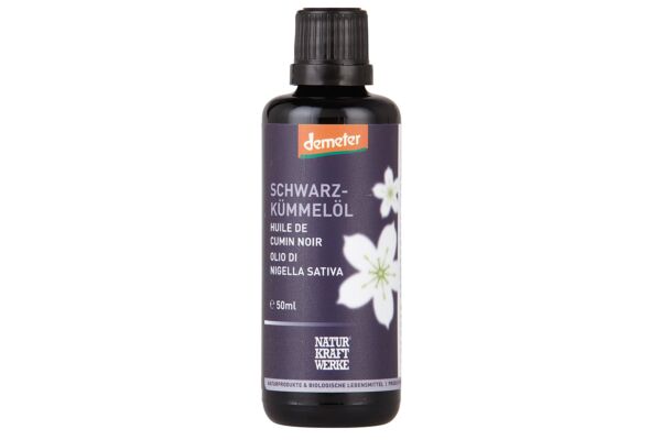NaturKraftWerke Schwarzkümmelöl nativ Demeter 50ml NaturKraftWerke Schwarzkümmelöl nativ Demeter 50ml