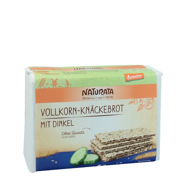 NATURATA Knäckebrot Vollkorn mit Dinkel 250g