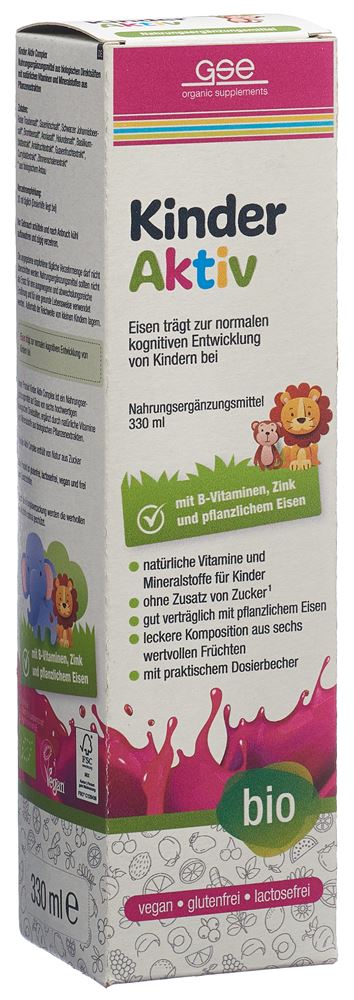 GSE Kinder Aktiv Complex liq Bio Fl 330ml GSE Kinder Aktiv Complex liq Bio Fl 330ml