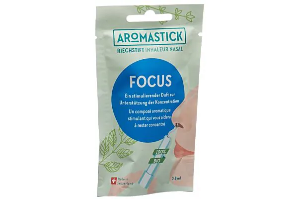 AROMASTICK Riechstift 100% Bio Focus Btl