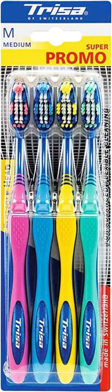 Trisa Flexible Head Zahnbürste Quattro medium