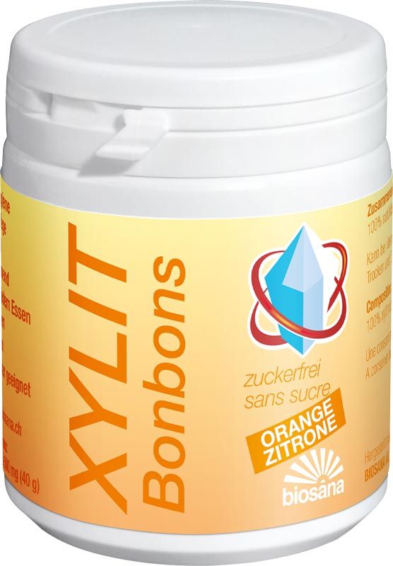 BIOSANA Xylit Bonbons Orange/Zitrone 80 Stück BIOSANA Xylit Bonbons Orange/Zitrone 80 Stück