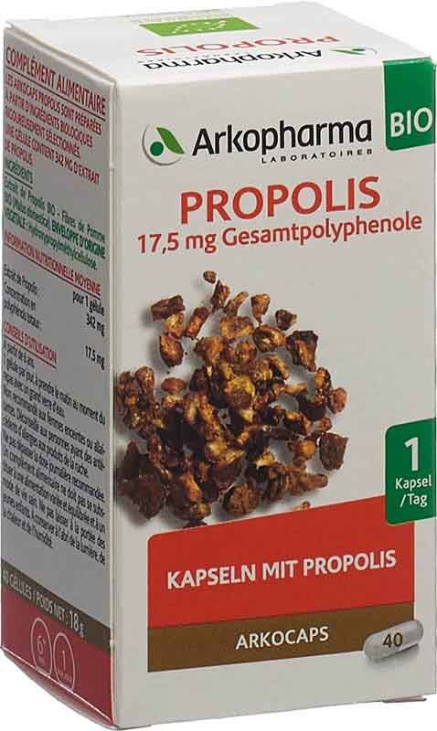 ARKOCAPS Propolis Kapseln Bio 40 Stück ARKOCAPS Propolis Kapseln Bio 40 Stück