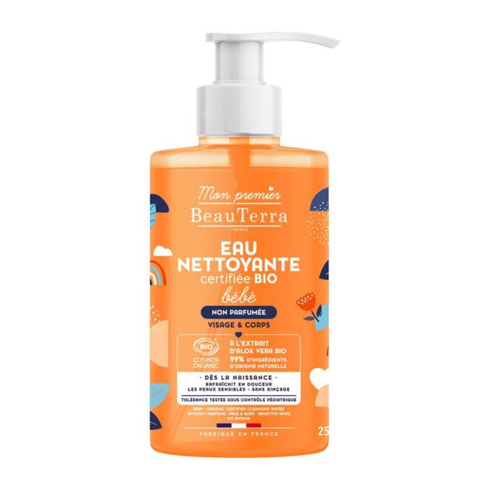 BeauTerra Baby-Mizellenwasser ohne Parf Bio 750ml BeauTerra Baby-Mizellenwasser ohne Parf Bio 750ml