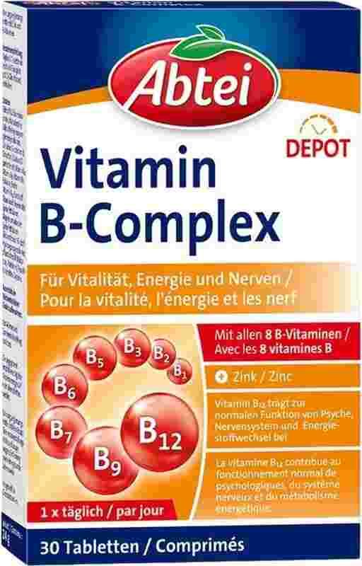 ABTEI Vitamin B-Complex Tabletten 30 Stück ABTEI Vitamin B-Complex Tabletten 30 Stück