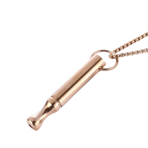 Anti-Angst Atemkette Roségold – Stressabbau, Achtsamkeit & Raucherentwöhnung