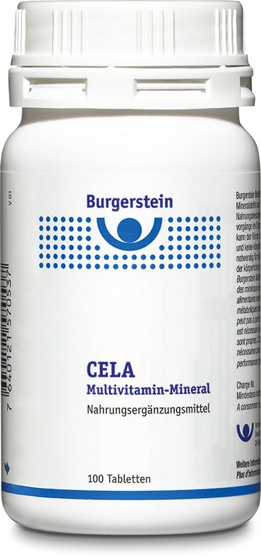 BURGERSTEIN Multivitamin-Mineral CELA Tabletten 100 Stück BURGERSTEIN Multivitamin-Mineral CELA Tabletten 100 Stück