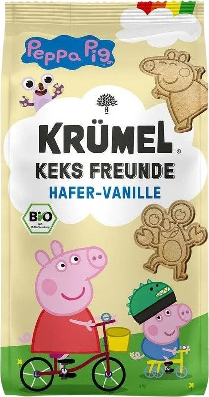 KRÜMEL Keks Freunde Hafer-Vani Peppa Pig 125g