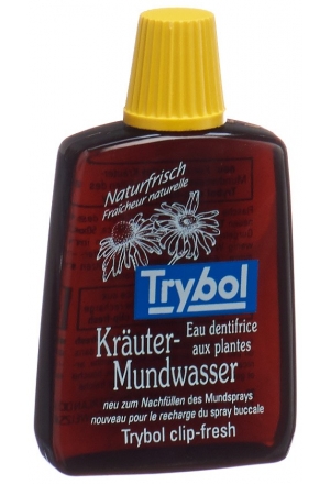 Trybol Kräuter Mundwasser Reiseflasche 20ml