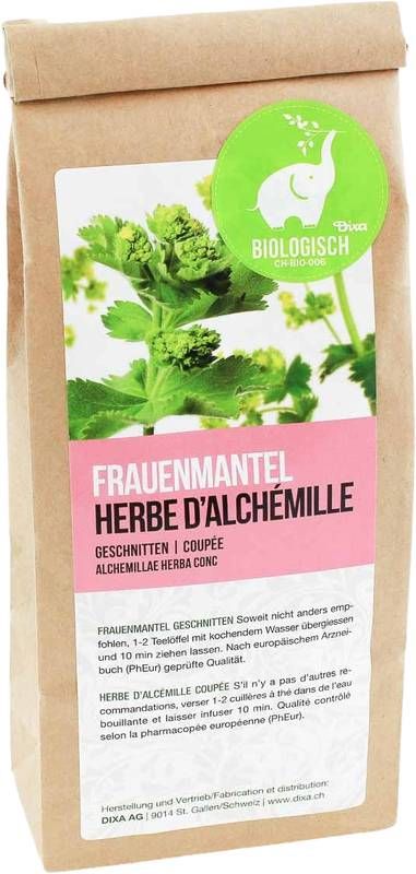 DIXA Frauenmänteli PhEur BIO geschnitten 60g DIXA Frauenmänteli PhEur BIO geschnitten 60g