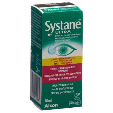 Systane Ultra Benetzungstropfen ohne Konservierungsmittel 10ml Systane Ultra Benetzungstropfen ohne Konservierungsmittel 10ml