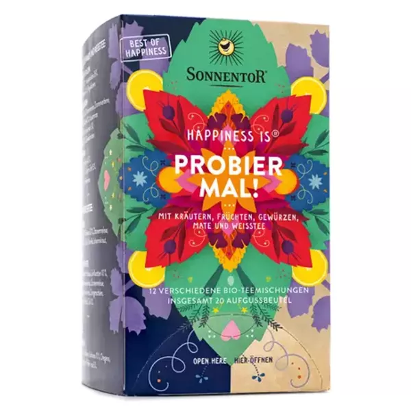 Sonnentor Happiness is Probier mal! Tee BIO 20 Stück Sonnentor Happiness is Probier mal! Tee BIO 20 Stück