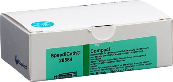 SpeediCath Comp 1x Katheter CH14 7cm Frau Nel 30 x