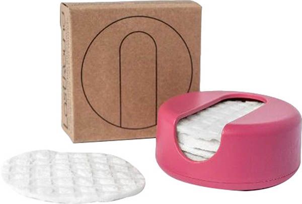 LastRound Wiederverwendbare Wattepads rot