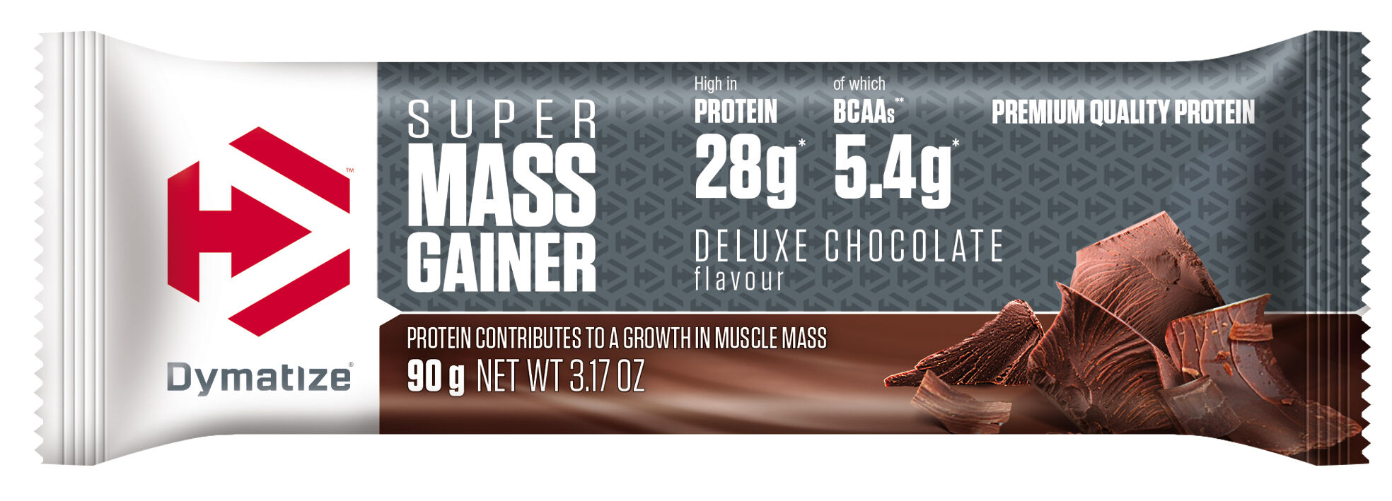 DYMATIZE Super Mass Gainer Bar Del Choco 90g DYMATIZE Super Mass Gainer Bar Del Choco 90g