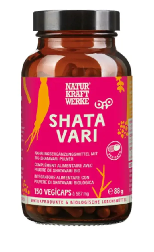 NaturKraftWerke Shatavari Caps 587 mg Bio kbA 150 Stück