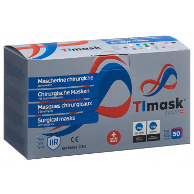 TImask Einweg-Medizinmaske Typ IIR Elegance 50 Stück