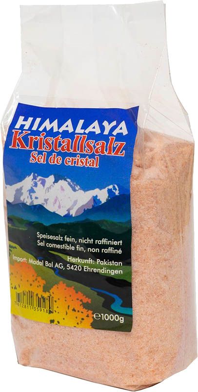 Madal Bal Himalaya Kristallsalz fein gemahlt 1kg
