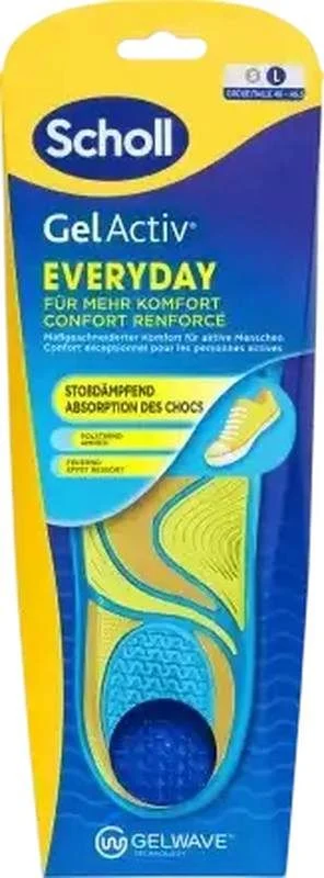 Scholl GelActiv Casual Einleg L GelWave 1 Paar Scholl GelActiv Casual Einleg L GelWave 1 Paar