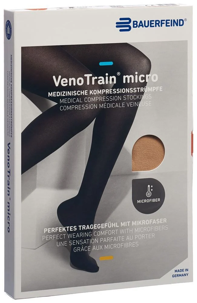 Bauerfeind VT MICRO AG KKL2 S n/l geschlossene Fussspitze creme Noppen 1 Paar