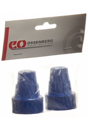 Ossenberg Krückenkapsel Pivoflex 16mm blau 1 Paar