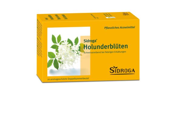 Sidroga Holunderblüten 20 Btl 1g Sidroga Holunderblüten 20 Btl 1g