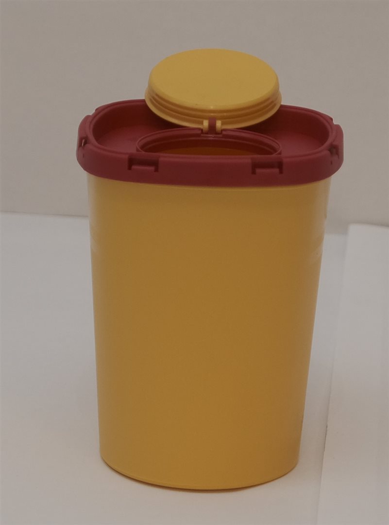 REMONDIS Sharpsafe Box 0.7 l mit Deckel UN geprüft