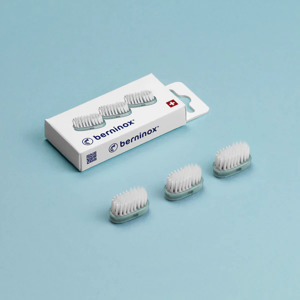 BERNINOX Ersatzköpfe eisberggrün sFuss offent 3 Stück