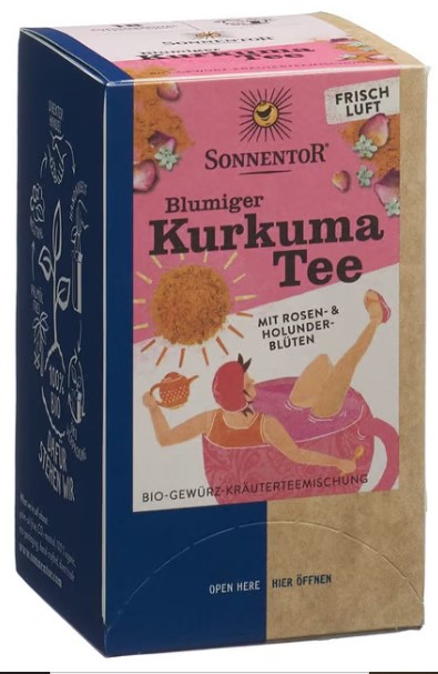 Sonnentor blumiger Kurkuma Tee BIO Btl 18 Stück Sonnentor blumiger Kurkuma Tee BIO Btl 18 Stück