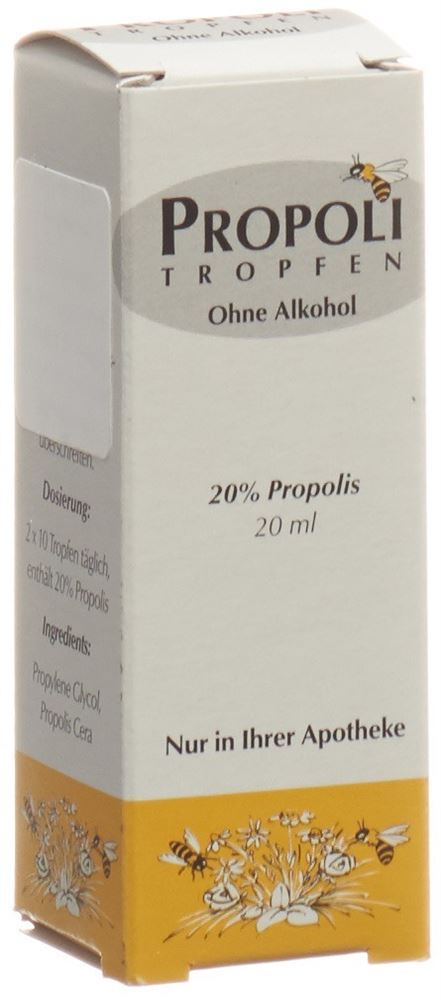 Propoli Tropfen 20 % ohne Alkohol 20ml