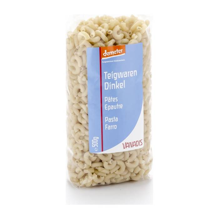 Vanadis Hörnli Dinkel 500g Vanadis Hörnli Dinkel 500g