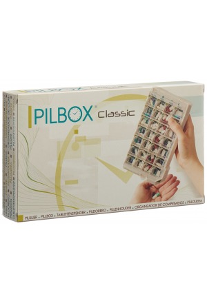 Pilbox Classic Medikamentenspender 7 Tage deutsch/französisch Pilbox Classic Medikamentenspender 7 Tage deutsch/französisch