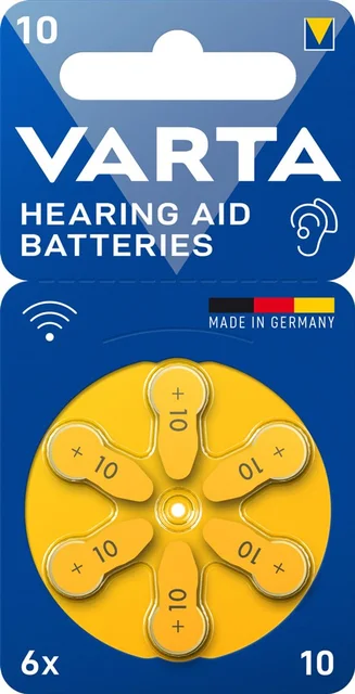 VARTA Hearing Aid Batterie 10 6 Stück