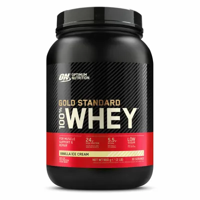 OPTIMUM 100% Whey Gold Standard Vanilla Ice 2lb 900g