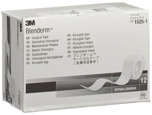 3M Blenderm Heftpfl 25mmx4.57m okkl 12 3M Blenderm Heftpfl 25mmx4.57m okkl 12