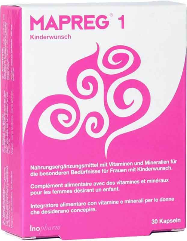 MAPREG 1 Kinderwunsch Kapsel 30 Stück MAPREG 1 Kinderwunsch Kapsel 30 Stück