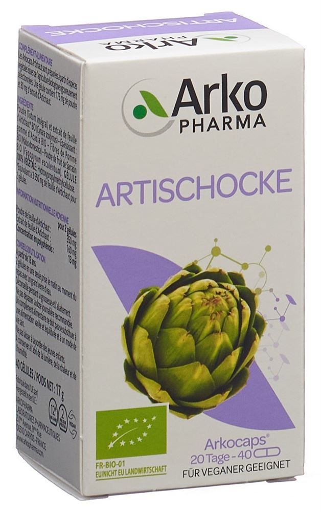 ARKOCAPS Artischocke Kapseln Bio Ds 40 Stück ARKOCAPS Artischocke Kapseln Bio Ds 40 Stück