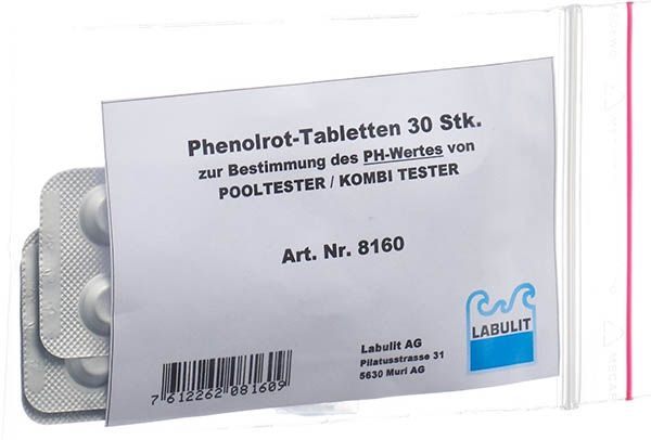 LABULIT Pooltester Ersatztablette Phenolrot 30 Stück