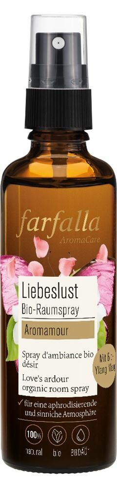 FARFALLA Bio-Raumspray Aromamour Liebeslust 75ml FARFALLA Bio-Raumspray Aromamour Liebeslust 75ml