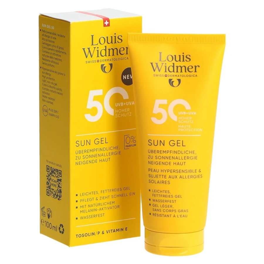 Louis Widmer Sun Gel LSF50 parfümiert 100ml