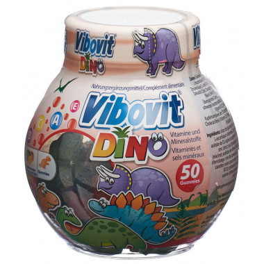 Vibovit Dino Fruchtgummis Dose mit 50 Stück Vibovit Dino Fruchtgummis Dose mit 50 Stück