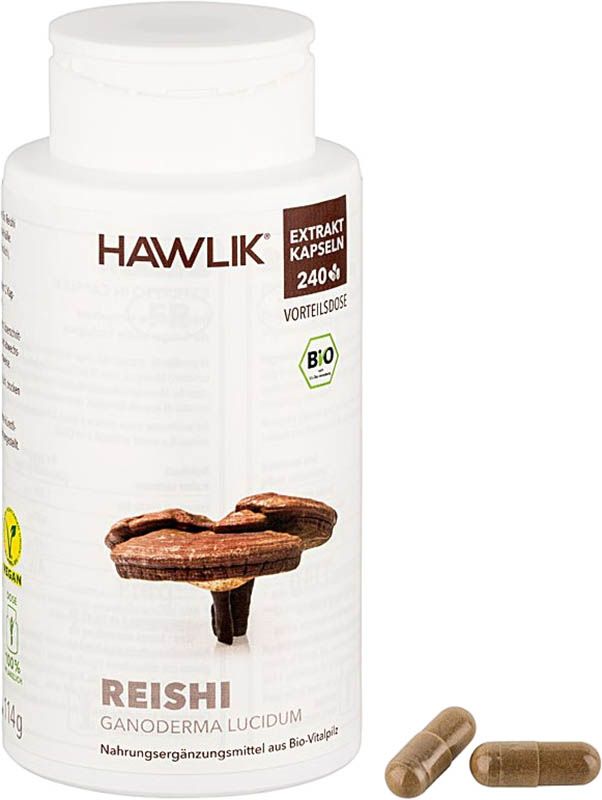 HAWLIK Reishi Extrakt Kapseln 240 Stück