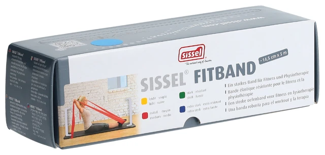 SISSEL Fitband 14.5 cm x 5 m extra stark Blau